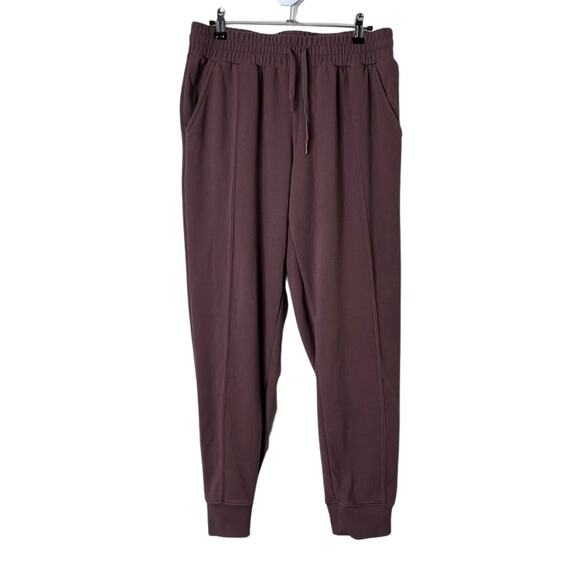Mondetta Performance Luxury Cozy Midweight Fleece Jogger Berry Flint Womens - Picture 1 of 8